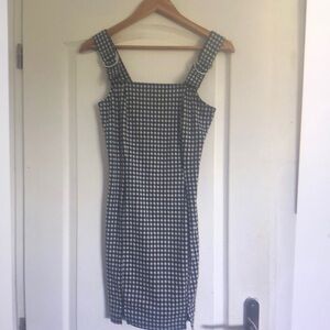 Black and White Checkered Dress